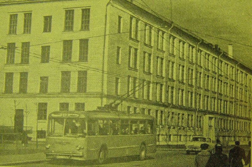 Троллейбус на ул. Правды в Петрозаводске. 1960-е гг.